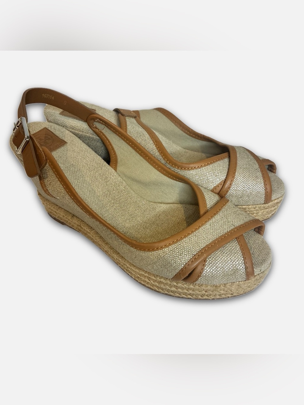 Tory Burch | Linen Wedges